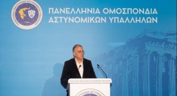 Θεοδωρικάκος στο συνέδριο της ΠΟΑΣΥ: Στηρίζω τον Έλληνα αστυνομικό στα νόμιμα πλαίσια γιατί εργάζεται σκληρά για την ασφάλεια των πολιτών