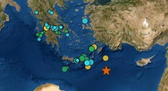 Ισχυρός σεισμός 6,1 Ρίχτερ στον θαλάσσιο χώρο ανοιχτά της Καρπάθου