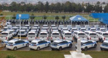 Με 280 νέα οχήματα ενισχύθηκε η Ελληνική Αστυνομία