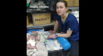 Ουκρανία: Μεταφέρουν νεογέννητα σε αυτοσχέδιο καταφύγιο – Συγκλονιστικό βίντεο