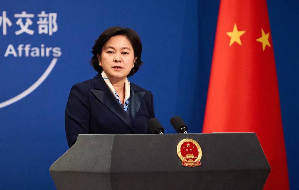 Chinese Foreign Ministry Spokesperson Hua Chunying holds briefing