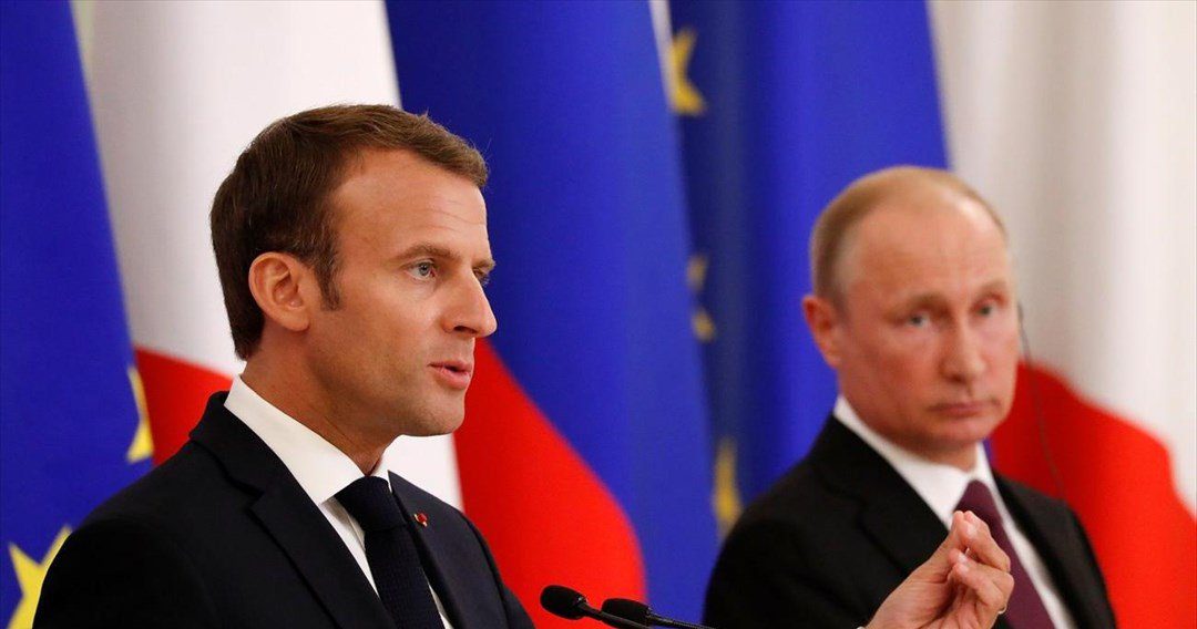 Γαλλία-Ρωσία-Ουκρανία: Μακρόν και Πούτιν μίλησαν τηλεφωνικώς για σχεδόν δύο ώρες