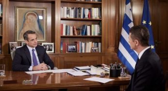 Μητσοτάκης: Η αποστολή στρατιωτικού αμυντικού υλικού στην Ουκρανία ήταν εθνικά επιβεβλημένη και ηθικά σωστή