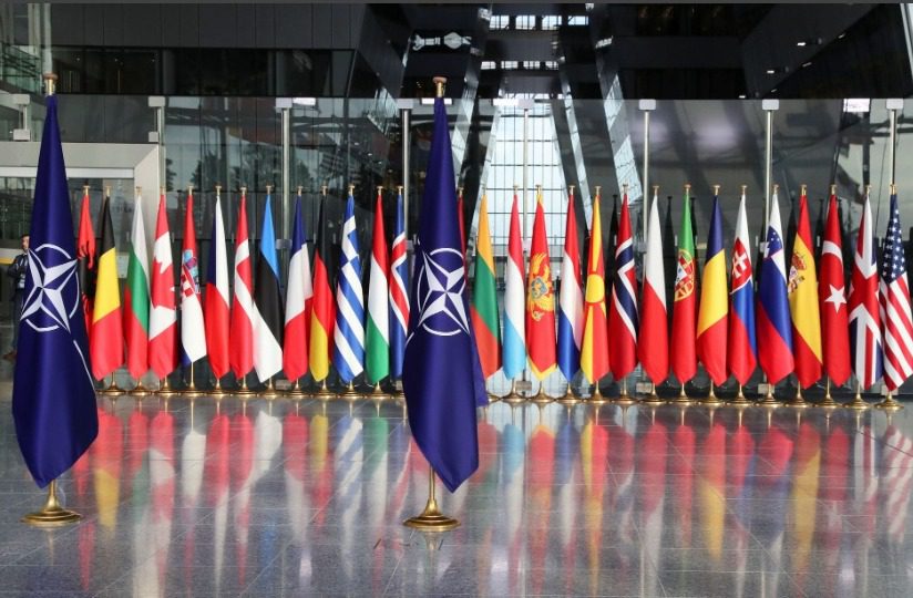 NATO flags