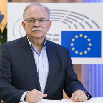 Dimitrios PAPADIMOULIS in the EP in Brussels