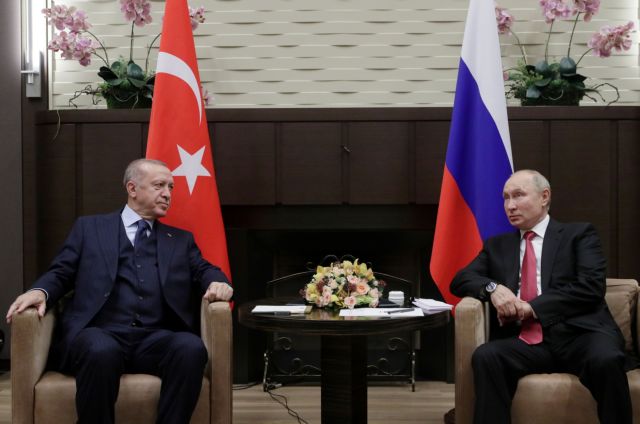 Russian Vladimir meets with Turkish President Erdogan in Sochi
