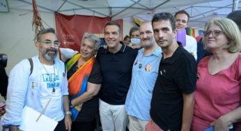 Τσίπρας από το Athens Pride: Χαρά μας να ψηφίσει η κυβέρνηση την πρόταση νόμου του ΣΥΡΙΖΑ για τα δικαιώματα της ΛΟΑΤΚΙ κοινότητας