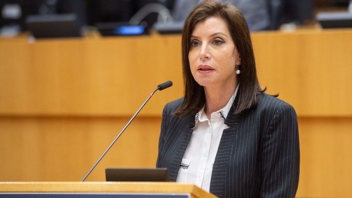 Η Άννα Μισέλ Ασημακοπούλου εκπρόσωπος Τύπου της ομάδας των ευρωβουλευτών της ΝΔ