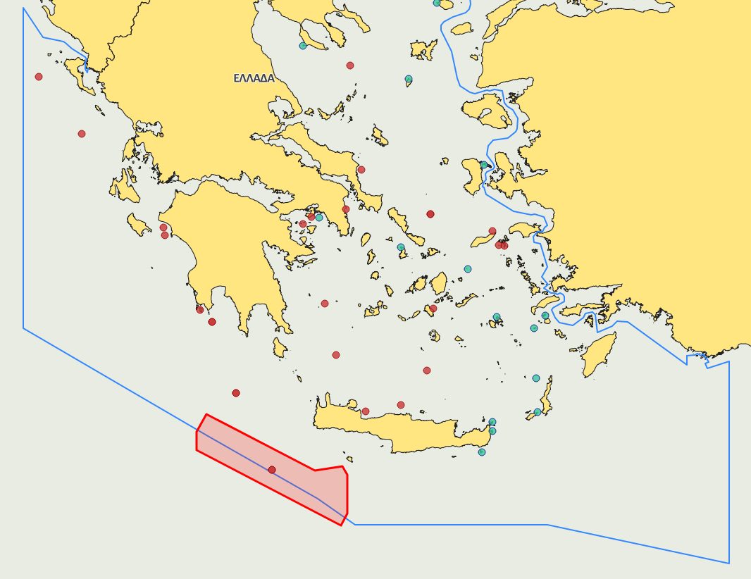 Νέα Navtex νοτιοδυτικά της Κρήτης – Επέκταση ερευνών για υδρογονάνθρακες