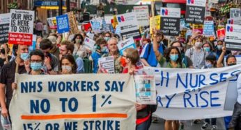 Βρετανία: Δεκάδες χιλιάδες υγειονομικοί σε απεργία – Αίτημα τους οι αυξήσεις στους μισθούς