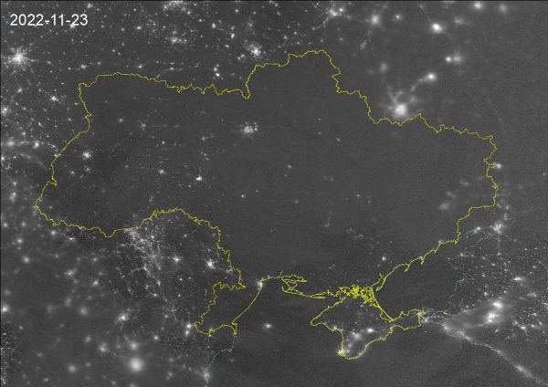 «Μαύρη τρύπα» η Ουκρανία από τη συσκότιση, εξαιτίας των επιδρομών στο δίκτυο ηλεκτροδότησης