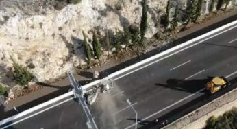 Κακιά Σκάλα: Παρέμβαση εισαγγελέα για το κλείσιμο της Εθνικής Οδού λόγω πτώσης βράχων