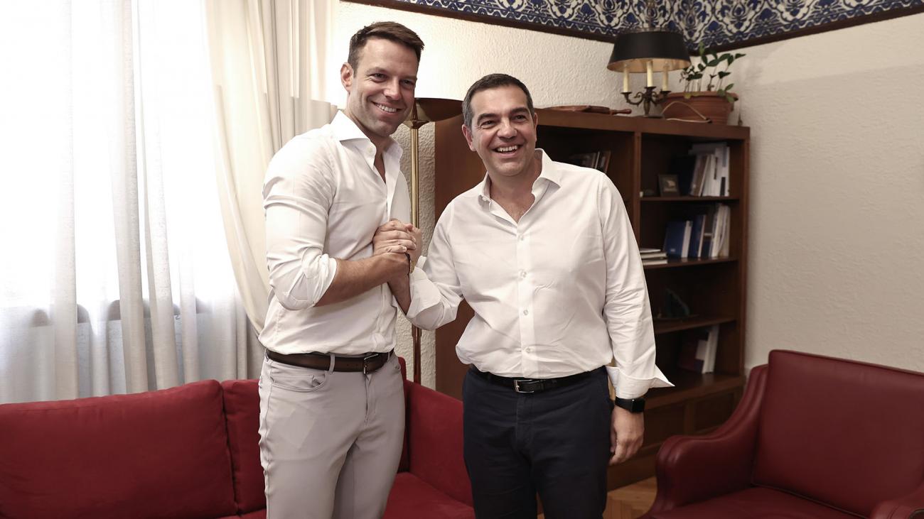Το ευρωψηφοδέλτιο του ΣΥΡΙΖΑ-ΠΣ παρουσιάζει ο Στέφανος Κασσελάκης παρουσία και του Αλέξη Τσίπρα