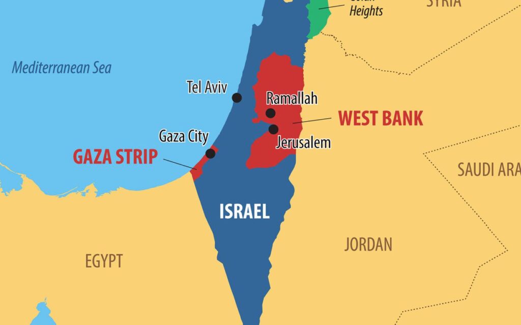 ισραήλ χαρτης