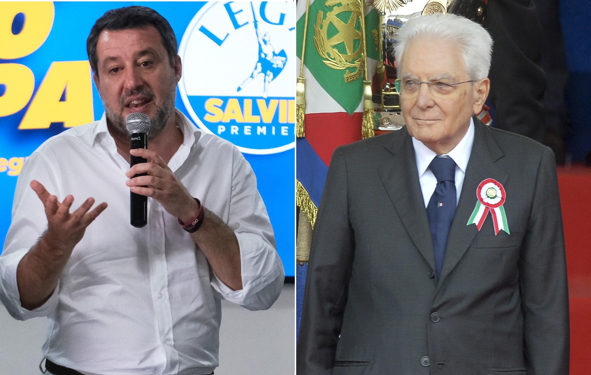 Επίθεση της Λέγκα κατά του Προέδρου της Ιταλικής Δημοκρατίας Σέρτζιο Ματαρέλα για την «ευρωπαϊκή κυριαρχία»